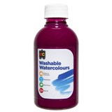 EDUCATIONAL COLOURS WASHABLE WATERCOLOUR PAINT 250ML MAGENTA
