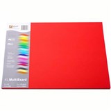 QUILL XL MULTIBOARD 210GSM A3 RED PACK 25