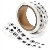 EDUCATIONAL COLOURS ADHESIVE EYES BLACKWHITE ROLL 2000