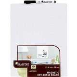 QUARTET MAGNETIC WHITEBOARD TILE GRID 216 X 280MM WHITE