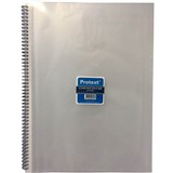 PROTEXT DISPLAY BOOK NONREFILLABLE 30 POCKET A3 CLEAR