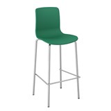 DAL ACTI CHAIR 4LEG HIGH BARSTOOL CHROME FRAME TEAL SHELL