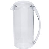 CONNOISSEUR WATER JUG PLASTIC WITH LID 1 LITRE CLEAR