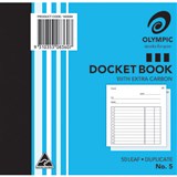 OLYMPIC NO5 DOCKET BOOK CARBON DUPLICATE 50 LEAF 120 X 125MM