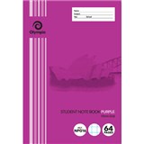 OLYMPIC NPG16 EXERCISE BOOK NSW RULING GRID 10MM 55GSM 64 PAGE 250 X 176MM PACK 20