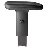 BURO METRO  ROMA CHAIR ARMS ADJUSTABLE BLACK PAIR