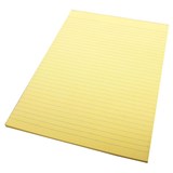 QUILL RULED BOND PAD 70GSM 70 LEAF A4 YELLOW