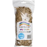 RAINBOW MY CRAFT SHREDDED PAPER 50G KRAFT BROWN