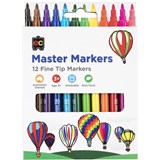 EDUCATIONAL COLOURS MASTER MARKERS PACK 12