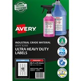 AVERY 959240 ULTRA HEAVY DUTY LABEL 457 X 212MM WHITE PACK 10