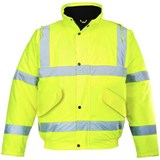 PORTWEST S463 HIVIS BOMBER JACKET YELLOW XL