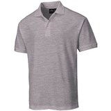 PORTWEST B210 NAPLES MENS POLO SHIRT HEATHER GREY M