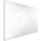 VISIONCHART LUMIERE MAGNETIC GLASSBOARD WITH PEN TRAY 1200 X 1200MM WHITE