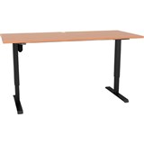 CONSET 50133 ELECTRIC HEIGHT ADJUSTABLE DESK 1500 X 800MM BEECHBLACK