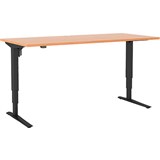 CONSET 50143 ELECTRIC HEIGHT ADJUSTABLE DESK 1500 X 800MM BEECHBLACK