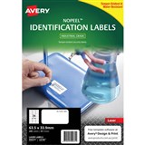AVERY 959231 L6146 NO PEEL LABELS 24UP 635 X 339MM WHITE PACK 10