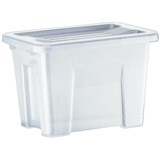 ITALPLAST STORAGE MODULAR STORAGE BOX WITH LID 2 LITRE GRAPHITE