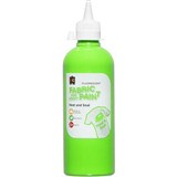 EDUCATIONAL COLOURS FLUORESCENT CRAFT PAINT 500ML GREEN