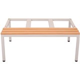 RAPIDLINE SEAT AND STAND 915 X 700 X 350MM SILVER GREYLIGHT OAK