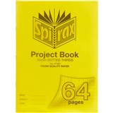 SPIRAX P163 PROJECT BOOK 24MM DOTTED THIRDS 70 GSM 64 PAGE 330 X 240MM