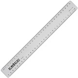 CELCO RULER METRIC 300MM CLEAR