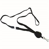 KEVRON ID1021 BREAKAWAY LANYARD AND BADGE REEL PACK 10