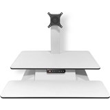 STANDESK MEMORY SITSTAND WORKSTATION 700 X 390MM WHITE