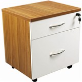 ARBOR EXECUTIVE MOBILE PEDESTAL 2DRAWER LOCKABLE AMERICAN OAK
