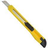 ITALPLAST I850 UTILITY CUTTING KNIFE 9MM YELLOWBLACK