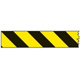 BRADY ECONOMY BARRICADE TAPE 75MM X 150M BLACKYELLOW STRIPE