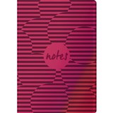 COLLINS BRILLIANCE NOTEBOOK RULED 192 PAGE A5 METALLIC PINK