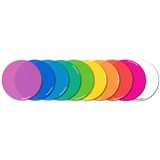 ELIZABETH RICHARDS ON YOUR MARKS HOOK AND LOOP DOTS 140MM ASSORTED PACK 10