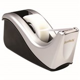 SCOTCH C60ST DESKTOP TAPE DISPENSER SILVERTECH SILVERBLACK