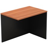 OM RECEPTION COUNTER DESK RETURN 900 X 600 X 750MM CHERRYCHARCOAL