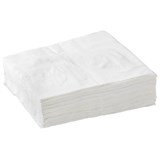 BIOPAK BIONAPKINS NAPKIN 1PLY 14 FOLD WHITE PACK 500