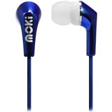 MOKI LIFE METALLICS EARBUDS NOISE ISOLATING BLUE