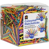 EDUCATIONAL COLOURS MATCHSTIX ASSORTED CLASSPACK 2000
