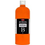 JASART BYRON ACRYLIC PAINT 1 LITRE ORANGE
