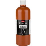 JASART BYRON ACRYLIC PAINT 1 LITRE RED OXIDE