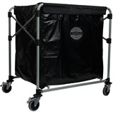 COMPASS COLLAPSIBLE LAUNDRY CART 300 LITRE BLACKGREY