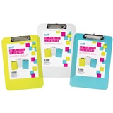 BANTEX PLASTIC CLIPBOARD A4 ASSORTED