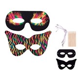 ZART SCRATCH MASK RAINBOW PACK 10