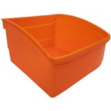 VISIONCHART EDUCATION BOOK TUB PLASTIC LARGE ORANGE
