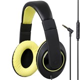 KENSINGTON HEADPHONES WITH INLINE MIC AND VOLUME CONTROL GREEN