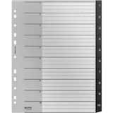 LEITZ RECYCLED INDEX DIVIDER PP 110 TAB A4 GREY