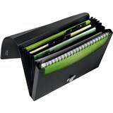 LEITZ RECYCLED EXPANDING FILE 5POCKET PP A4 BLACK
