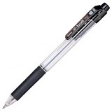 PENTEL BK127 EBALL RETRACTABLE BALLPOINT PEN 07MM BLACK BOX 12