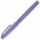 PENTEL SES15C BRUSH SIGN PEN MARKER BLUE VIOLET BOX 10