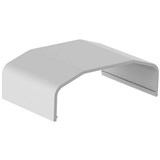 BRATECK PLASTIC CABLE COVER JOINT 64 X 215 X 40MM WHITE