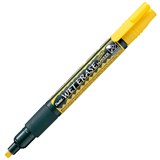 PENTEL SMW26 WET ERASE CHALK MARKER CHISEL YELLOW